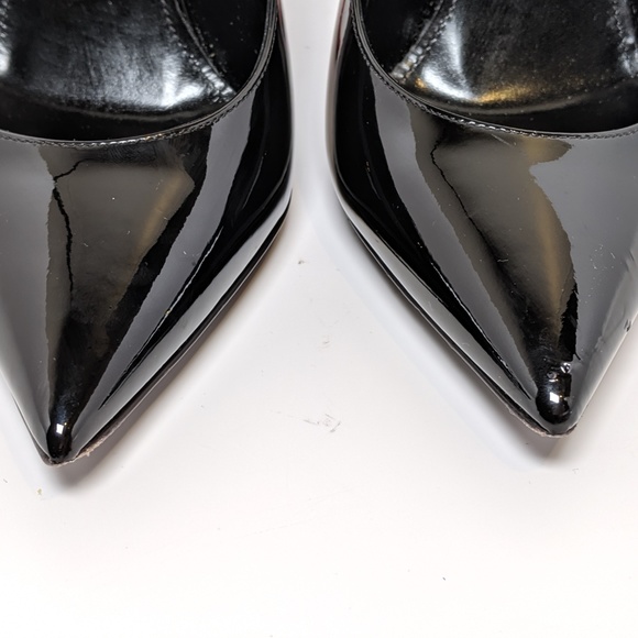 SOLD Saint Laurent Black and Red Opyum Heels - Picture 3 of 7